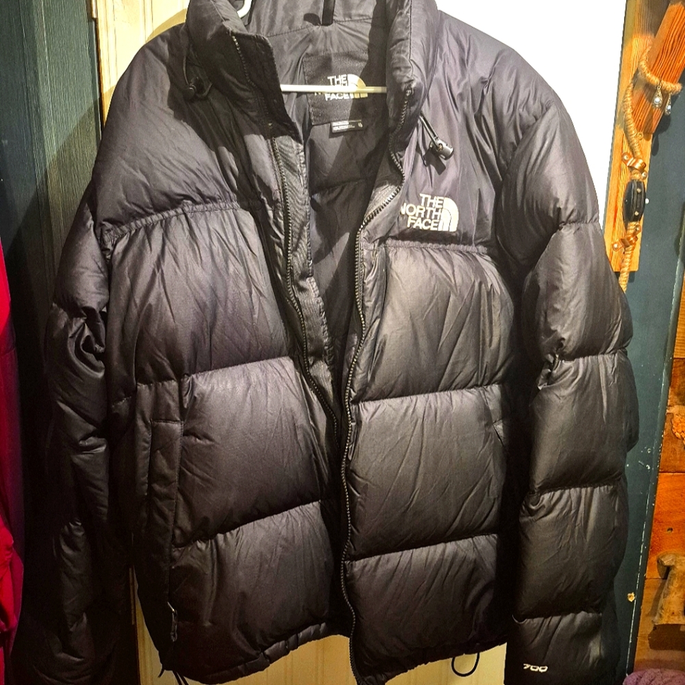 North Face Womens Black XL '96 Nuptse Puffer Jacket 700 Down Vintage Ski Coat